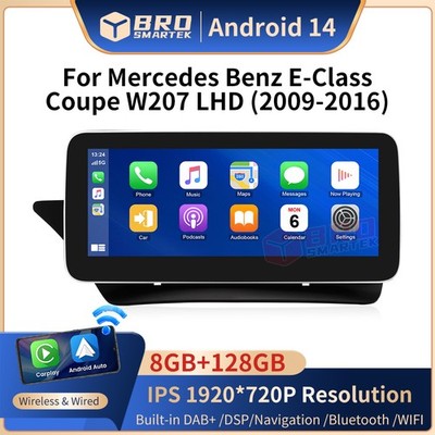 12,3'' 8+128GB Navi Für Mercedes E-Coupe W207 C207 A207 NTG 4.5 Autoradio CarPlay