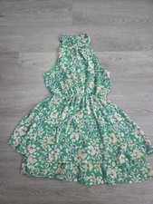 Sienna Sky Womens Small S Halter Dress Above The Knee Layered And Lined