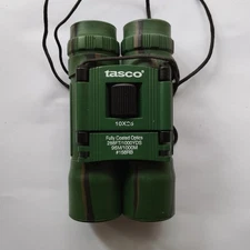 TASCO ZOOM 10x25 Military Binoculars - 96M/1000M