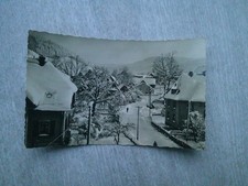 AK Sosa Erzgebirge Riesenberger Straße im Winter Bockau Eibenstock Zschorlau Aue
