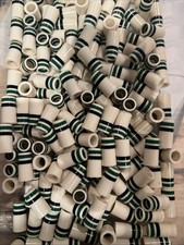 Custom Golf Ferrules 1  Long .355 Diameter Taper Tip Green/White/Black