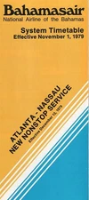 Bahamasair timetable 1979/11/01
