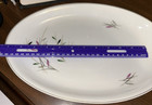 Mid Century Rosenthal GEISHA 3257 Oval Platter  13" pink/green/gray/gold Germany — photo 8