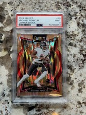 🔥2024 Select - Concourse Michael Penix Jr. #80 Copper Shock /299 (RC) PSA 9 💎