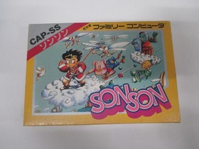 NES -- SON SON -- 2D Action. Box. Famicom, JAPAN Game. 10329