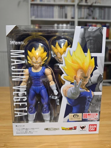 neuf/new & rare - s.h figuarts dragon ball z - majin vegeta