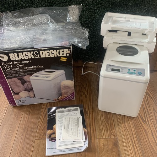 Black & Decker B1560 All in One Deluxe Automatic Breadmaker - New Open ...