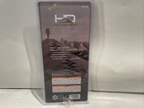 High Desert 13" Screw in Steel Hunting Gear Bow Hanger 360° Pivot - Picture 7 of 8