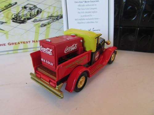 Matchbox Diecast YPC05M 1930 Ford Model A Pickup Coca Cola Truck COA LotD - Picture 5 of 6