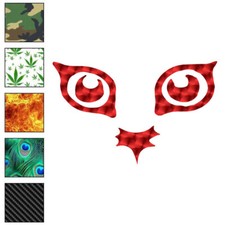 Cat Face, Vinyl Decal Sticker, 40 Patterns  3 Sizes, 7521