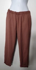 La Fee Maraboutee Pants Trousers Sz 38 42300 Mably Dusty Pink Mauve Cropped