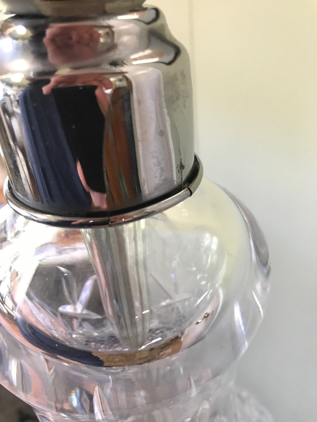 Pair of Old Cut Crystal Waterford Table Lamps eBay