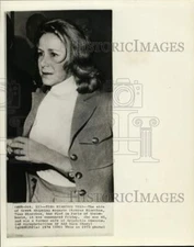 1973 Press Photo Tina Niarchos, wife of Greek shipping magnate Stavros Niarchos
