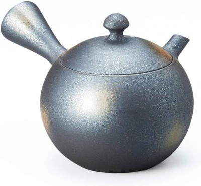 Tokoname Ware Teapot Masterpiece Work/Sasame Tea Strainer Tokuta Fujita Carboniz