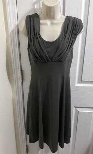 Calvin Klein Drape Scarf Back Dress