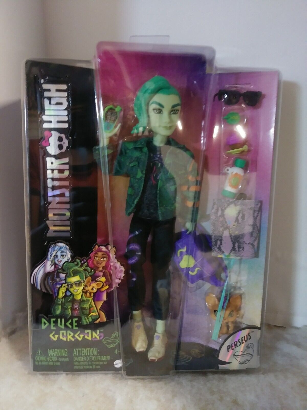 Monster High Deuce Gorgon Exclusive Doll with Perseus Mattel Toys - ToyWiz