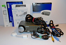 INFOCUS LP70+ MOBILE DLP VIDEO PROJECTOR BAG MANUAL CORDS DVI TESTED