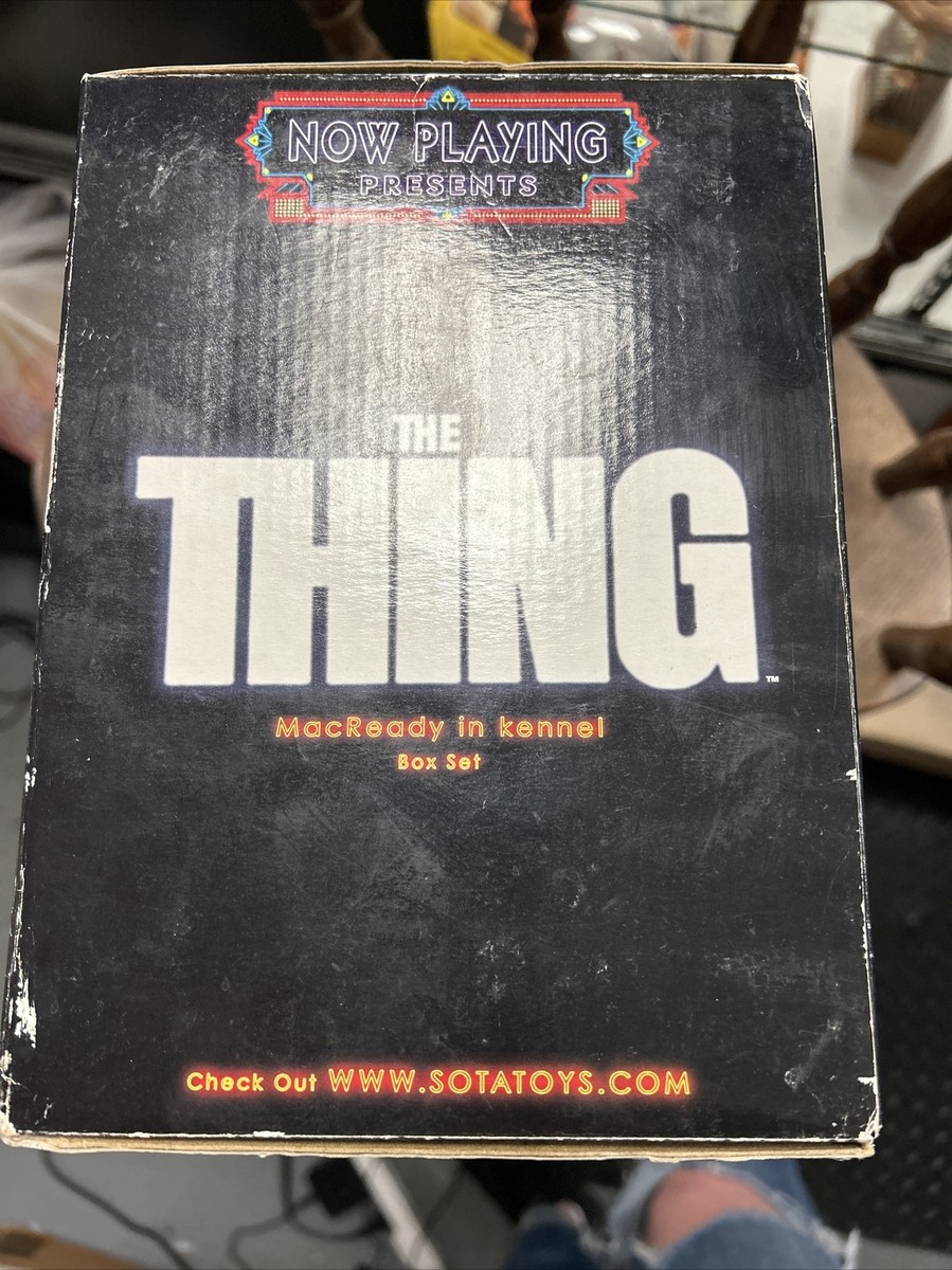 The Thing MacReady in kennel box set SOTA Toys 2006 | eBay The Thing MacReady in kennel box set SOTA Toys 2006 | eBay