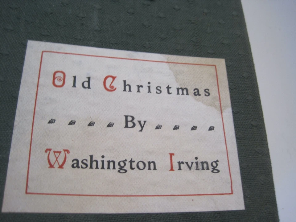 Old Christmas Washington Irving Altomus Philadelphia Foto 3 de 4