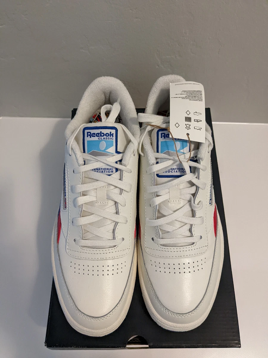 have Touhou Vanærende Reebok Club C Revenge Red White Blue Ice USA GX0382 Men Tennis Shoes Size 9  | eBay