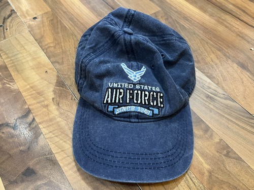 Armed Forces Gear United States Air Force Baseball Hat Cap Adjustable Blue USAF