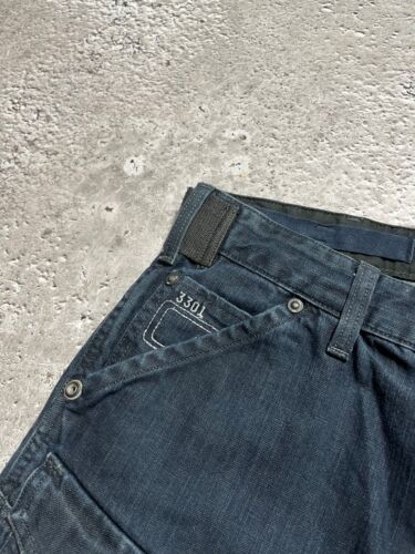 G-Star Raw Baggy Cargo Denim Pants with Utility Pockets and Buckle - Picture 15 of 20
