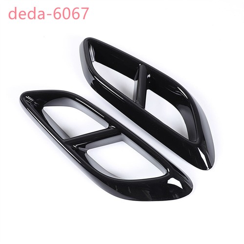 Gloss Black ABS Rear Exhaust Muffler Tail Pipe Cover For Benz E /CLE Class 2024+ - Picture 7 of 13