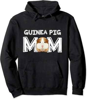 Guinea Pig Mom Costume Clothing Cavy Accessories Unisex Hooded Sweatshirt