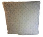 West Elm Euro Sham - thick textured stitched fabric, beige, 24”x24” — photo 9