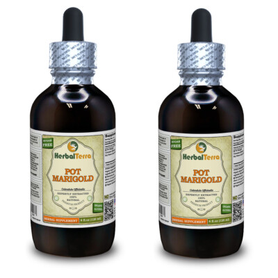 Pot Marigold (Calendula Officinalis) Tincture, Organic Liquid Extract