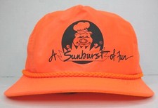 VTG Designer Award Headwear Snapback Hat Windbreaker Material A Sunburst Of Fun