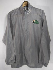 Team USA Olympics Road To Rio Windbreaker Jacket Men's Size Large Grey 1/4 Zip