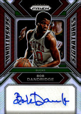 2023-24 Panini Prizm Sensational Signatures Red /99 Bob Dandridge Auto HOF
