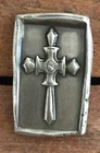 1 Ozt MK BarZ "KNIGHTS TEMPLAR CROSS" 3D Stamped Bar .999 FS (Made to Order)