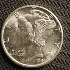 1944 **P**   MERCURY HEAD  SILVER  DIME *(NICE COIN)*   FREE SHIPPING  X9421