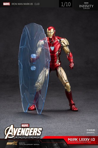 ZD Iron Man Ironman MK1-Mk7 MK42 MK45 MK85 War Machine Figur Sammlung Neu Box - Bild 93 von 98