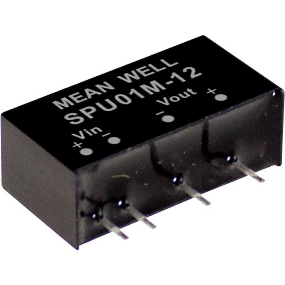 Mean Well SPU01L-12 Modulo convertitore DC / DC 84 mA 1 W Num. uscite: 1 x