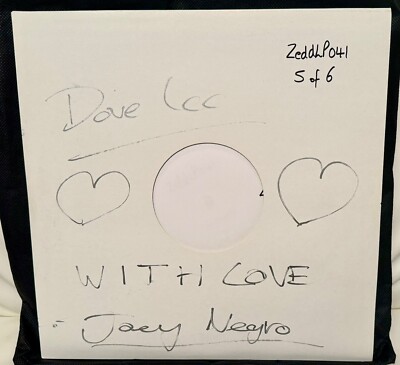 Joey Negro - Produced With Love 3LP VINYL SIGNED TEST PRESSING 5 of 6 Dave Lee