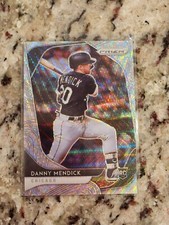 2020 Panini Prizm Tier II Blue Wave Prizm /60 Danny Mendick #141 Rookie RC Card