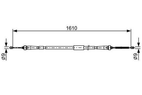 Câble De Frein Voiture Moto 1 987 482 013 BOSCH BC907 Câble De Câble De Frein Voiture Moto 1 987 482 013 BOSCH BC907 Câble De