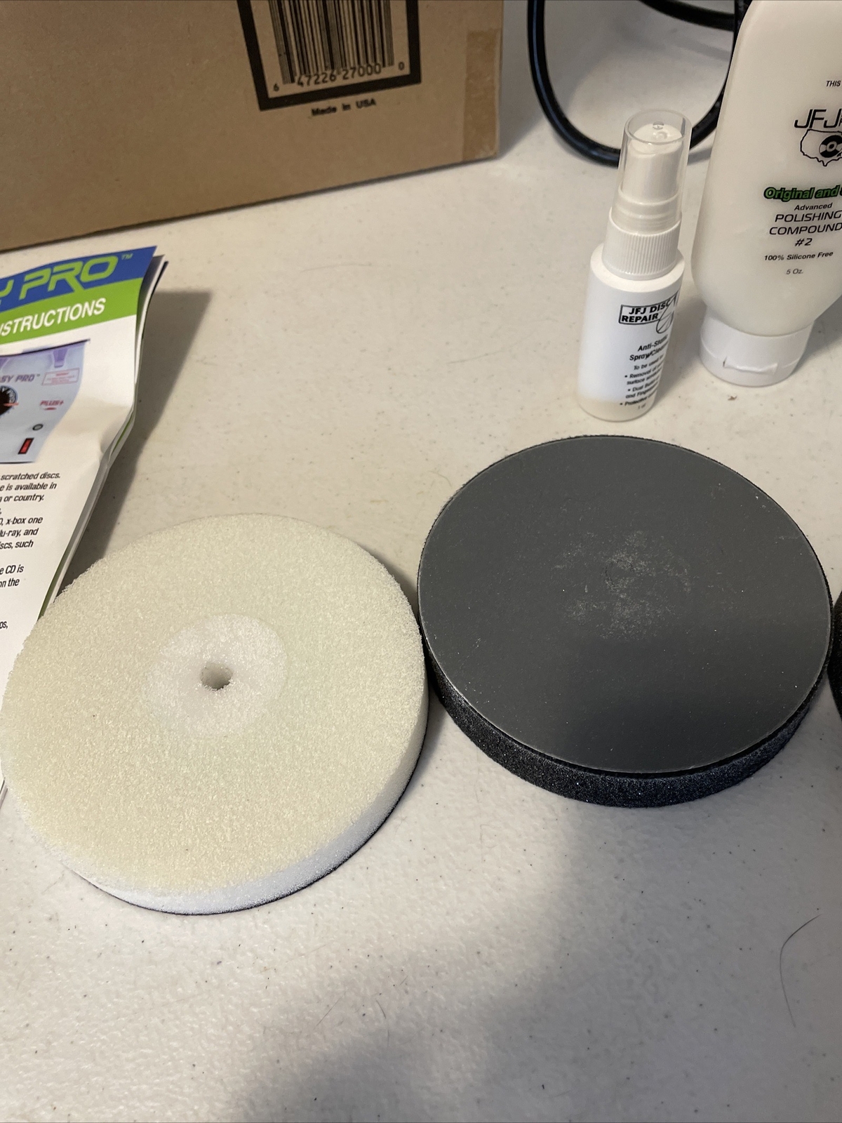 JFJ Easy Pro Disc Cleaner Repair System JFJEAS Video Game Cd Dvd Blu