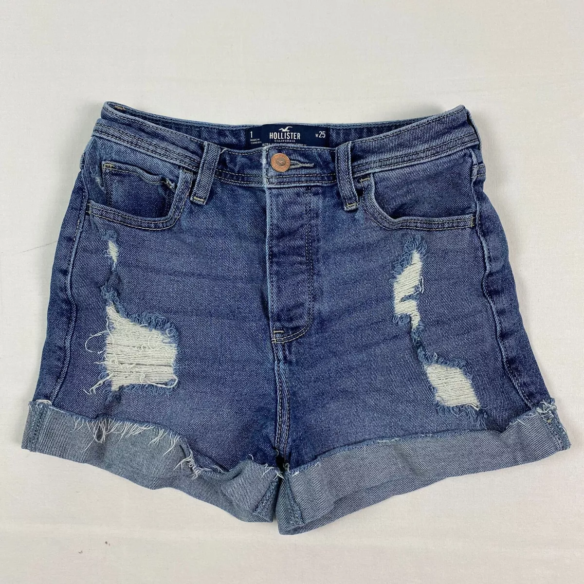 hollister ultra high-rise mom short 3”