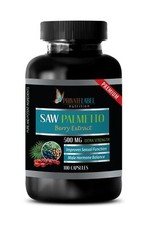 Improves Bladder Function - SAW PALMETTO 500mg - Prostate Health - 100 Capsules