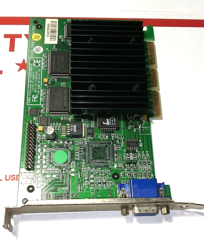 NVIDIA 180-P0016-0000-B 16MB VGA AGP Video/Graphics Card.Compaq Part #175779-001
