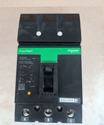 Square D QGA32200 PowerPact 200 Amp 240V 3 Pole QG 200  NTO