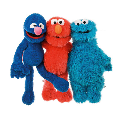 Sesamstraße Handpuppe XXL 65cm alle Figuren Bauchrednerpuppe Therapiepuppe