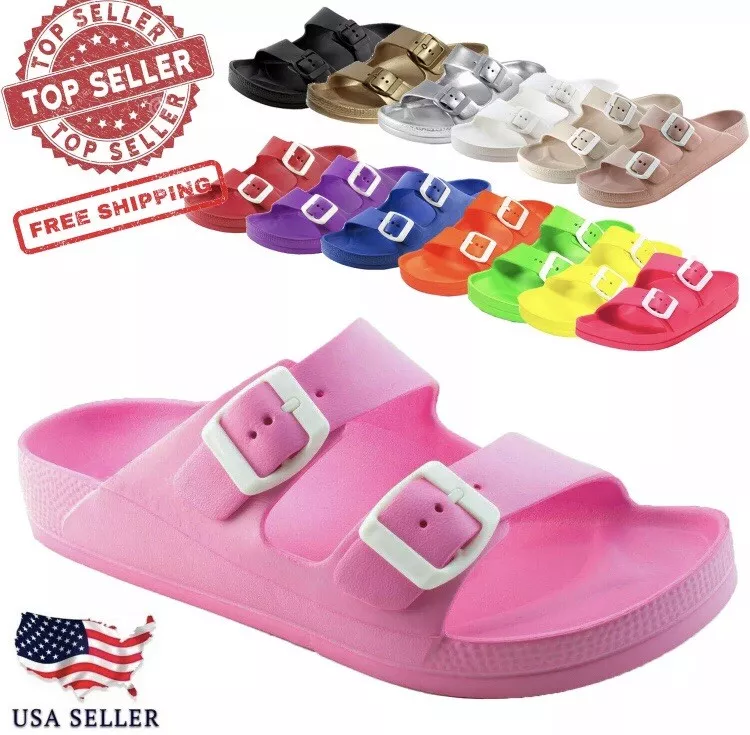 Womens rubber slides hot sale