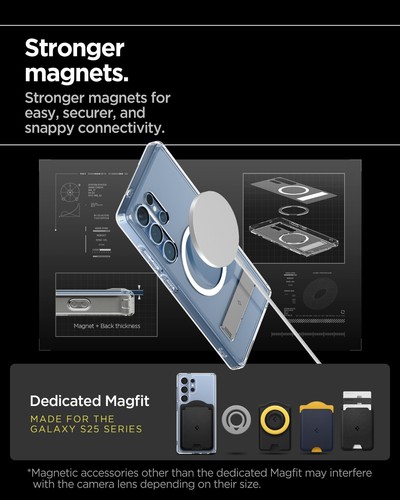 For Galaxy S25 Ultra/S25 Plus/S25 | Spigen Ultra Hybrid S MagFit Phone Case - Picture 9 of 39
