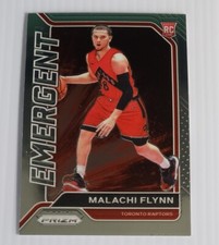 2020-21 Panini Prizm Malachi Flynn Emergent Rookie RC Insert #20