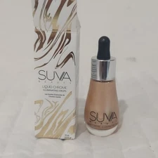 Suva Beauty QUEEN Liquid Chrome Illuminating Drops BRONZE Full Size